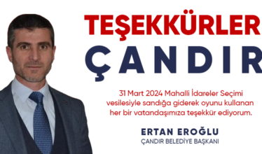 TEŞEKKÜRLER ÇANDIR